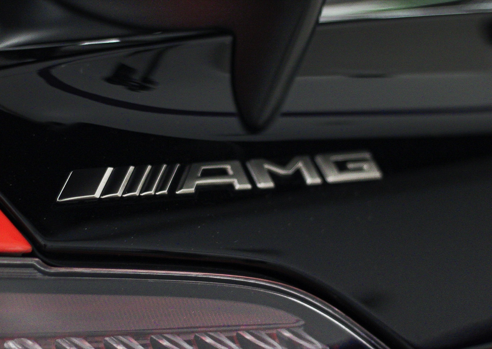 Mirror-gloss black AMG paint after ceramic coating in Chapel Hill
