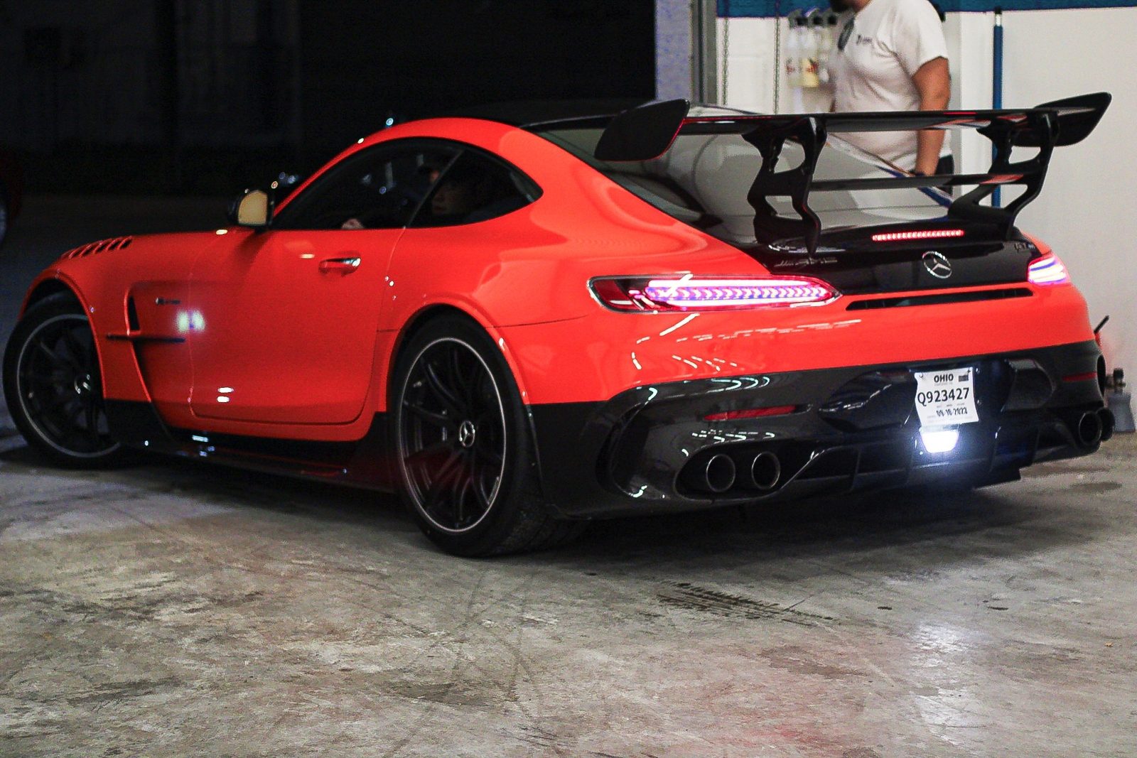 Show-car gloss on a freshly detailed red car in Durham, NC