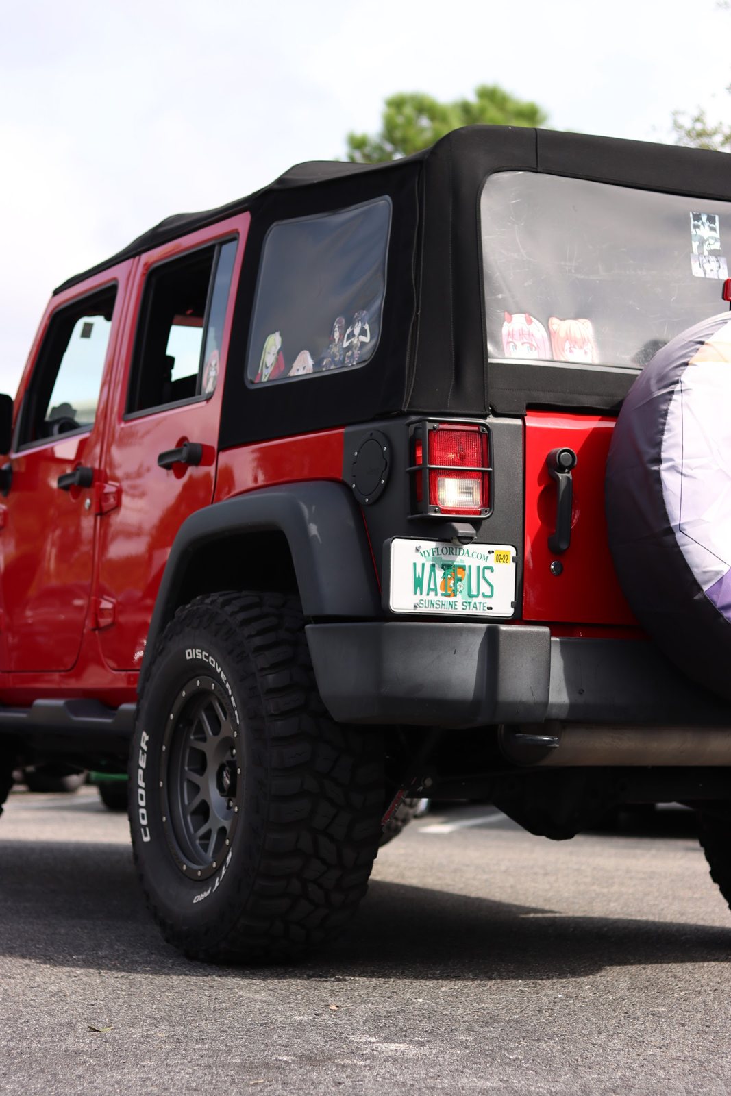 Red Jeep Wrangler mobile detailed on-site in Chapel Hill, NC